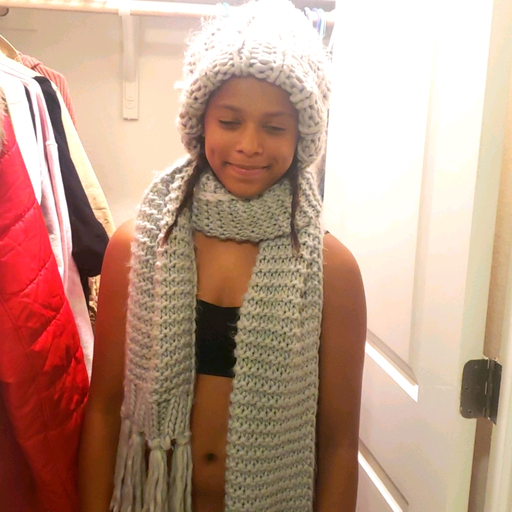 Hat and scarf